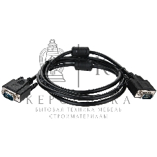 Кабель для монитора VGA (M) -) VGA (M), 1,5 м, TV-COM (QCG341AD-1.8M), ферритовые кольца
