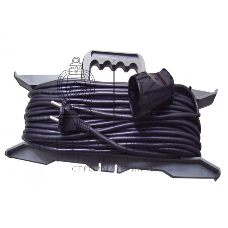 Удлинитель сварочный GLANZEN ER-20-010 силовой 20 м на рамке штепсель-гнездо ПВС 2*2.5 20 м