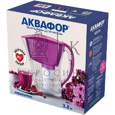 Кувшин Аквафор Аквамарин P81А5F цикламен 3.8л.