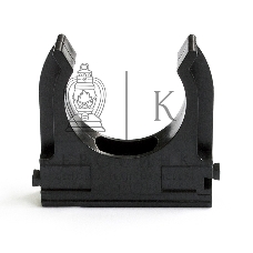 Крепеж-клипса Rexant для трубы ø 20 мм, черная (100 шт./уп.)