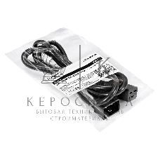 Кабель питания (UPS) ExeGate Special EC20-1,8S (IEC 320 C19->C20, 3*1.5мм2, CCA, черный, 1.8м)