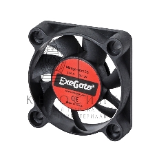 Вентилятор для корпуса ExeGate EX04010S3P черный, 40 мм, 5000 об/мин, 24 дБ, 3 pin