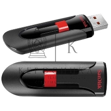 Флешка USB Sandisk 64Gb Cruzer Glide SDCZ60-064G-B35 USB 2.0 черный/красный