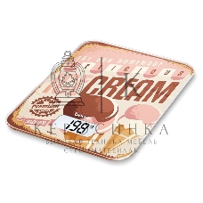 Весы кухонные Beurer KS19 Ice Cream макс. вес: 5 кг, рисунок