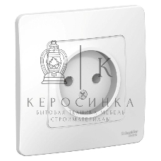 Розетка СП Blanca 16А 250В без шторок без заземл. бел. SchE BLNRS000011