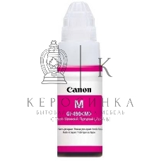 Чернила Canon GI-490M 0665C001 пурпурный для Canon Pixma G1400/2400/3400 (70мл)