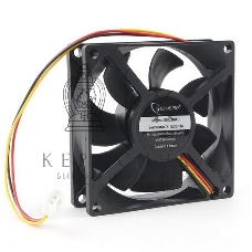 Вентилятор для корпуса Gembird D8025HM-3 черный 80мм 2600rpm 30.5db 3-pin