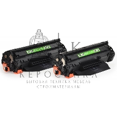 Картридж лазерный Cactus CS-CE278AD черный (2x2100 стр.) для HP LaserJet P1566/P1606w