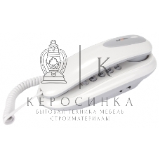 Телефон проводной teXet TX-236 светло-серый