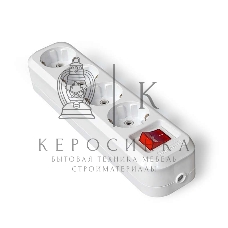 Колодка удлинителя 4-м с выкл. АВС-пл. с заземл. UNIVersal S304