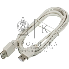 Кабель-удлинитель USB2.0 Ningbo USB A (m)/USB A (f) 1.8м (USB2.0-AM-AF-BR)