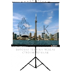 Экран на треноге Lumien 127x127см Eco View LEV-100104 1:1 напольный рулонный