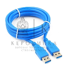 Кабель Gembird/Cablexpert Pro AM/AM, 1.8м, экран, синий