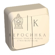 Выключатель 2-кл. ОП Этюд 10А IP20 с индик. крем. SchE BA10-006K