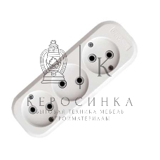 Колодка удлинителя 3-м АВС-пл. без заземл. UNIVersal E203