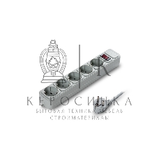 Сетевой фильтр ExeGate EX266862RUS SP-5-1.5G (5 розеток, 1.5 м, евровилка, светло-серый)