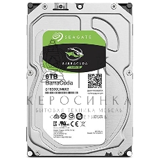 Жесткий диск Seagate 6Tb 5400rpm SATA 6Gb/S 256MB Barracuda 3.5