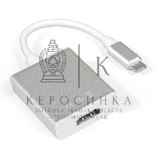 Кабель-адаптер ExeGate EX284937RUS Type C-HDMI ExeGate EX-CM-HDMIF-0.15 (USB Type C/19F, 0,15м)