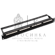 Патч-панель UTP 24хRJ-45 кат.6 1U 19дюйм SUPRLAN 10-0427