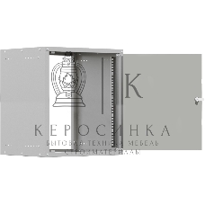 Шкаф коммутационный NTSS LIME (NTSS-WL9U5545GS) настенный 9U 550x450 мм пер. дв. стекл несъемн. бок. пан. 30 кг серый 110 град.