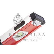 Алюминиевый магнитный фрезерованный уровень Matrix 3 глазка, 1500 мм