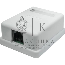 Розетка компьютерная 1-м 8P8C (RJ-45) UTP кат.5E SUPRLAN 10-0307