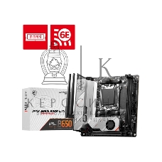 Материнская плата MSI MPG B650I EDGE WIFI, AM5, AMD B650, 2xDDR5, 4xSATA, 2xM.2, 1xPCI-E 4.0 x16, 1xHDMI, 1x 2.5Gb LAN, 3xUSB-A 3.2 Gen 2, 2xUSB-A 3.2 Gen 1, 1xUSB-C 3.2 Gen 2x2, 3x3.5 мм, 7.1, Mini-ITX