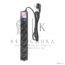 Фильтр-удлинитель PowerCube 1,9 м 6 р 16А SPG6-B1,9M (21887), черный