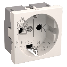Розетка Iek (CKK-40D-RSZB2-K01-K) РКС-20-30-П-К Розетка с з/к 2к (на 2 модуля) ПРАЙМЕР белая