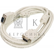 Кабель Ningbo CAB016S-10F VGA (m) VGA (m) 3м феррит.кольца белый