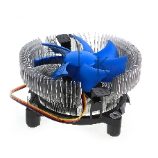 Кулер CROWN для процессора CM-90 (Для Intel и AMD,TDP до 95 Ватт,Низкая посадка радиатора,Гидродинамическии подшипник,Размер: 115x110x57 мм)