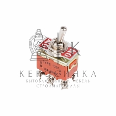 Тумблер Rexant 250V 15А (6c) ON-ON двухполюсный