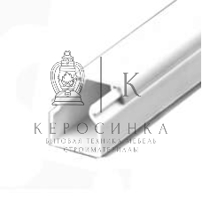 Кабель-канал 12х12 L2000 пластик с двойным замком УралПак КК-19012012-200