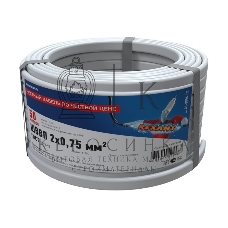 Провод ШВВП Rexant 2х0,75 мм², длина 50 метров, ГОСТ 7399-97