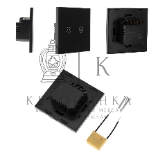 Выключатель умный Wi-Fi черный SECURIC