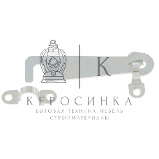 Крючок дверной КД-75, цинк, 5 шт. (Металлист) Россия