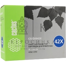 Картридж лазерный Cactus CS-Q5942X черный (20000 стр.) для HP 4250/4350