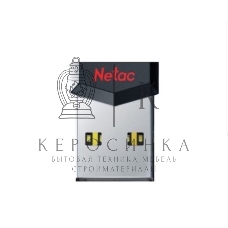 Флешка USB Netac UM81 (NT03UM81N-064G-20BK), 64Gb, USB 2.0, R/W 30/10, черный/красный