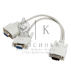 Переходник штекер Rexant VGA - 2 гнезда VGA, провод