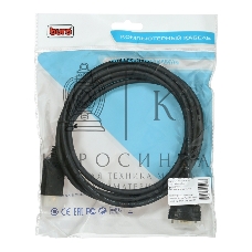 Кабель аудио-видео Buro 1.1v DisplayPort (m)/VGA (m) 3м. позолоченные контакты черный