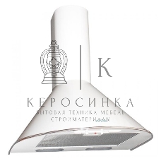 Вытяжка каминная Elikor Эпсилон 60П-430-П3Л белый/серебристый, 60 см, 430 куб. м/ч, 54 дБ