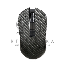 Мышь беспроводная Qumo Kevlar M26 черный, 1600 dpi, радиоканал, USB, кнопки - 4