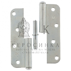 Петля накладная ПН1-110 правая, цинк, 4шт. (Металлист)
