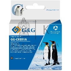 Картридж струйный G&G GG-C9351A черный (17мл) для HP DJ 3920/3940/D1360/D1460/D1470/D1560/D2330/D2360/D2430/D2460/F370/F375/F380/F2180/F2187/F2224/F2280/F2290/F4140/F4172/F4180/F4190
