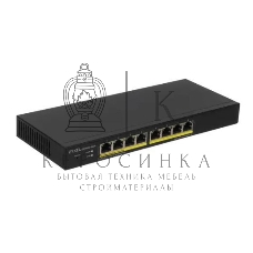 Коммутатор Smart L2 PoE+ Zyxel GS1900-8HP, 8xGE PoE+, настольный, бесшумный, бюджет PoE 70 Вт
