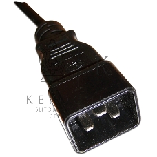 Шнур питания Lanmaster С13-C20, 3х0.75, 220В, 10А, черный, 2 метра