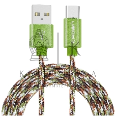 Кабель Crown USB - microUSB CMCU-3092M military