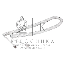 Кабель Rexant витой трубочный 4М телефонный белый