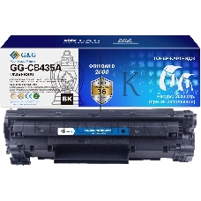 Картридж лазерный G&G GG-CB435A UNIVERSAL черный (2000 стр.) для HP P1005/1006/1505/M1120/М1522/P1102/1214/M1132/1212nf/1217nfw/1218nfs/P1560/1566/1606/M1536dnf