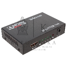 Разветвитель HDMI 1=>4 Telecom TTS5020, каскадируемый, 1.4v+3D